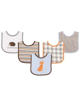 5Pk Terry and PEVA Bibs