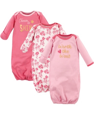 Luvable Friends Sleep Gowns 3-Pack 0-6 Months