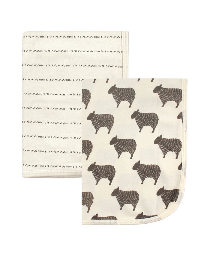 Hudson Baby Swaddle Blanket, 2Pack, One Size Macy's