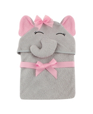 Hudson Baby Animal Face Hooded Towel One Size