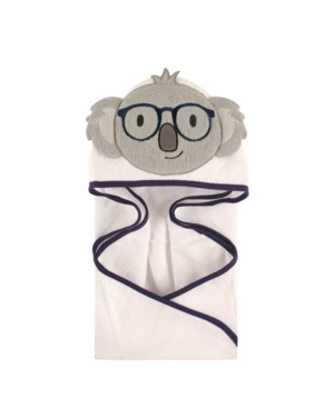 Hudson Baby Animal Face Hooded Towel One Size
