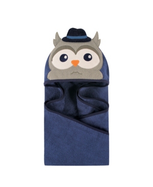 Hudson Baby Animal Face Hooded Towel One Size
