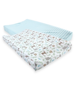 Touched By Nature Organic Cotton Changing Pad Cover 2-Pack One Size