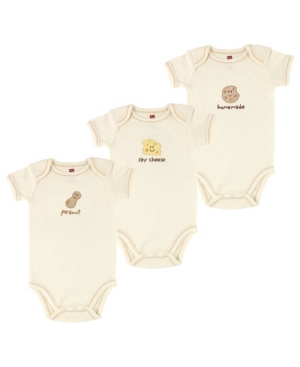 Touched By Nature Organic Cotton Bodysuits 3-Pack 0-12 Months