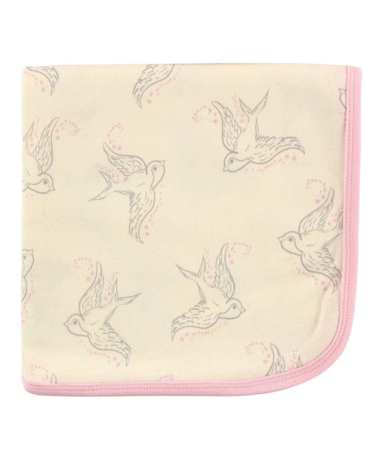 Touched By Nature Organic Cotton Receiving/Swaddle Blanket, One size