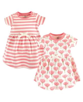 Touched by Nature Natural Cotton Dress Duo Short and Long Sleeve Styles