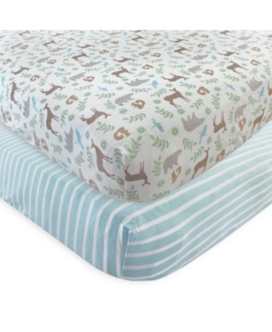 Touched By Nature Organic Fitted Crib Sheets 2-Pack One Size