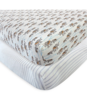 Touched By Nature Organic Fitted Crib Sheets 2-Pack One Size