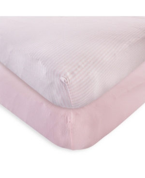 Touched By Nature Organic Fitted Crib Sheets 2-Pack One Size