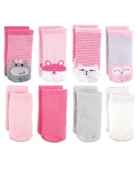Носки Newborn, махра — Luvable Friends, цвет: Hippo/Cat