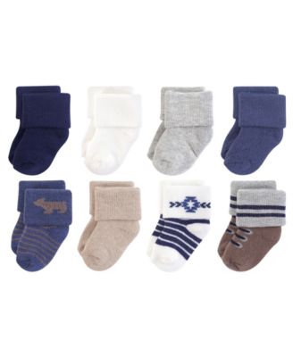 Baby Boys Hudson Cushioned Terry 8-Pair Sock Set
