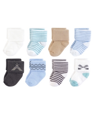 Touched by Nature Organic Cotton Terry Socks 8-Pack 0-12 Months