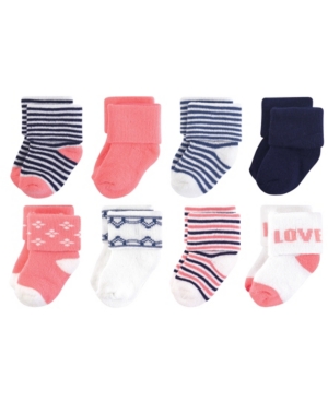 Touched by Nature Organic Cotton Terry Socks 8-Pack 0-12 Months