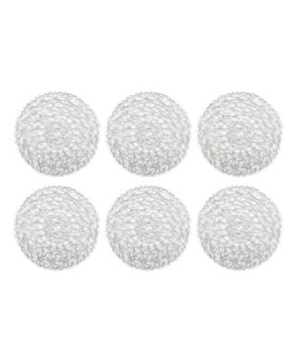 Design Imports Woven Paper Round Placemat, Set of 6 - Macy's