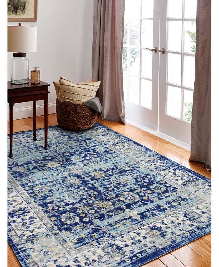BB Rugs Cassius CSS502 Navy 5' x 7'6" Area Rug & Reviews Rugs Macy's