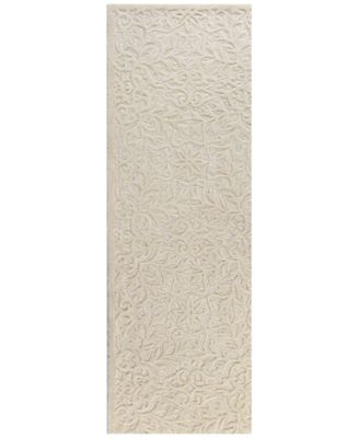 Bashian - Loop LOP-140 Ivory 2'6" x 8' Runner Area Rug