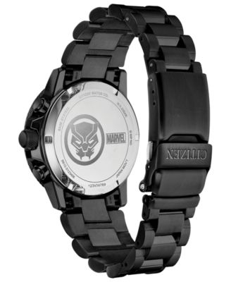 Black Panther Chronograph Black Bracelet Watch 42mm
