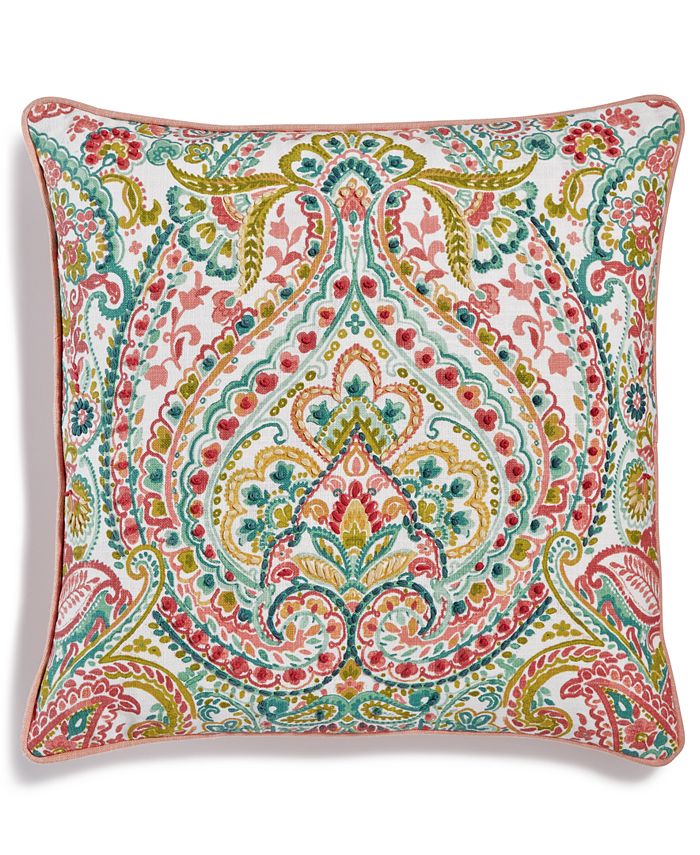 Lacourte Dayrose Cotton 20" x 20" Decorative Pillow Macy's