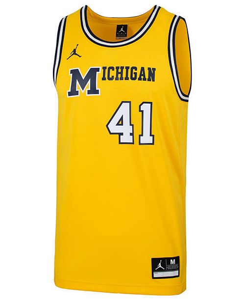 Jordan Men S Michigan Wolverines Replica Basketball Jersey