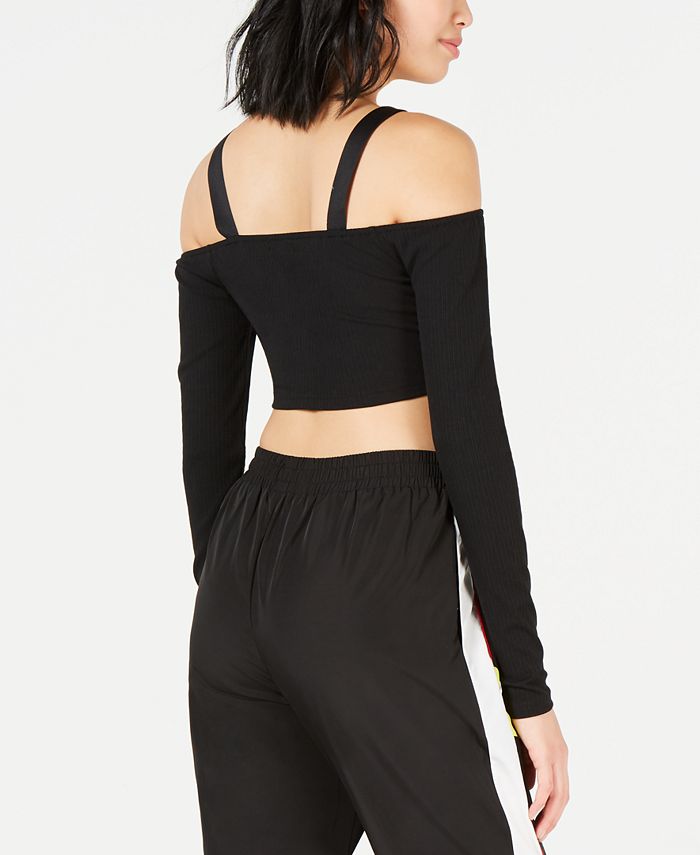 Waisted Buckle Crop Top Macy's