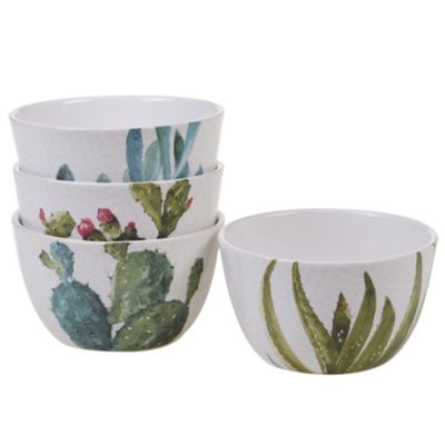 Cactus Verde 4-Pc. Ice Cream Bowl