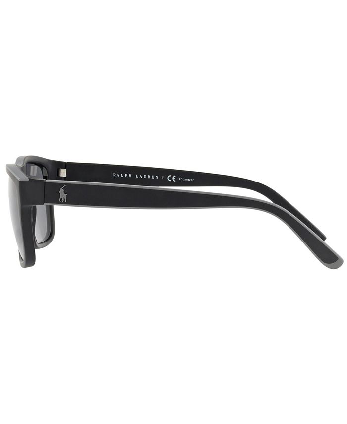 Polo Ralph Lauren Polarized Sunglasses, PH4145 56 - Macy's