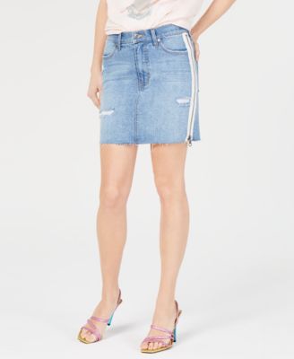 Jean Femme Kendall + Kylie KK21-304HR Melrose - Taille 8, Gris, Coupe évasée Courte, Neuf Avec étiquettes