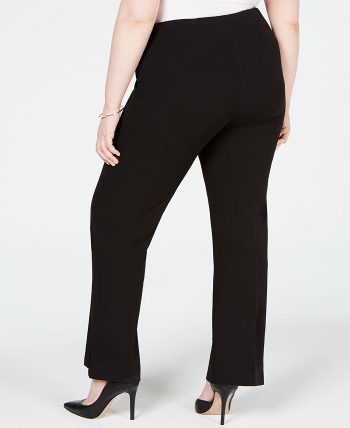 JM Collection Plus Size Pull-On Pants, Created for Macy's & Reviews ...