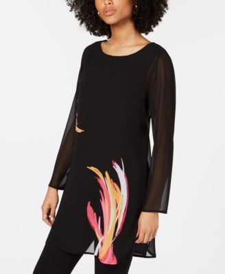Alfani Printed Super Tunic, Created for Macy's - Macy's