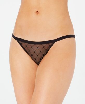 DKNY Monogram Mesh String Bikini Underwear DK5030 - Macy's
