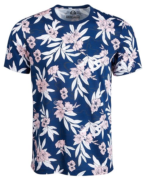American Rag Men S Floral T Shirt Created For Macy S Reviews