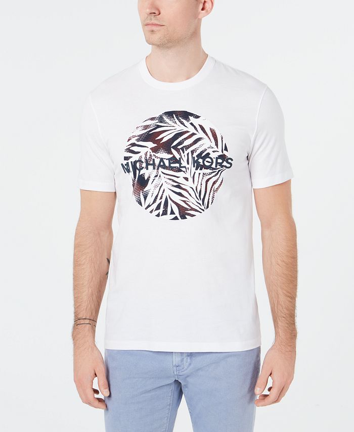 Michael Kors Men's Palm Frond Graphic T-Shirt - Macy's