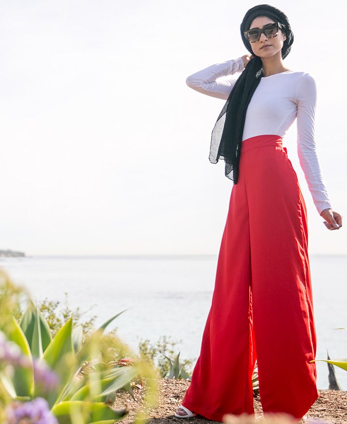 Verona Collection Talia Modest Box Pleat Pants Macy s