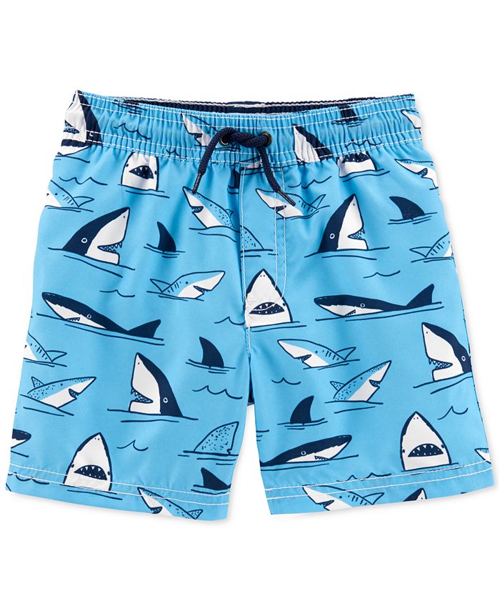 Carter's Toddler Boys Shark-Print Swimsuit - Macy's