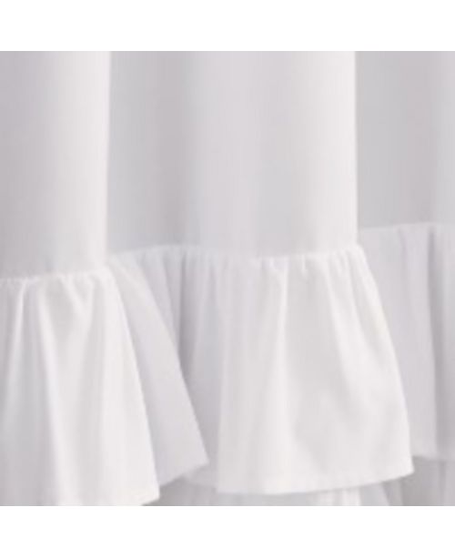 Betsey Johnson Solid Ruffled Shower Curtain Amp Reviews