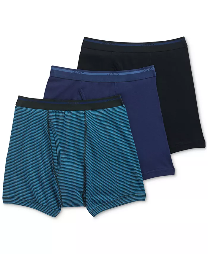 Men’s 3-Pack Classic Cotton Boxer Briefs - thumbnail 7
