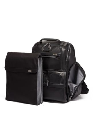 tumi leather laptop bag