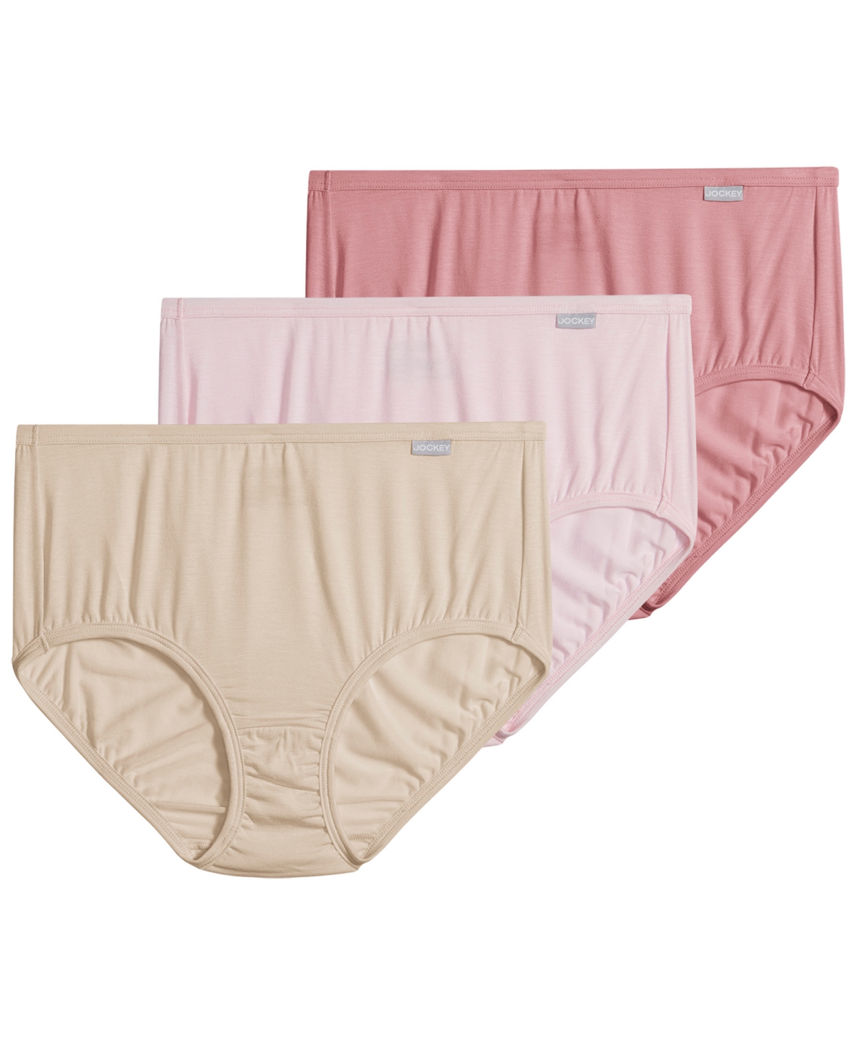 JOCKEY ELANCE SUPERSOFT 3 PACK COTTON BRIEF UNDERWEAR 2073 