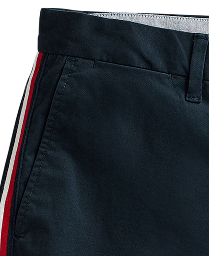 Tommy Hilfiger Men's Side-Stripe Shorts with Magnetic Fly - Macy's