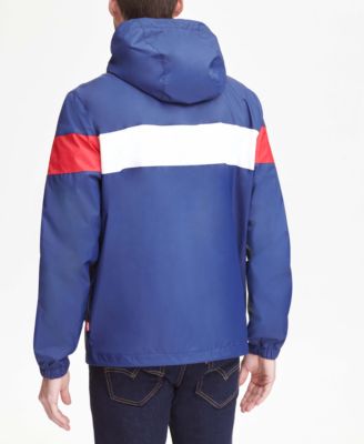 Levi's Men's Water-Resistant Colorblocked Rain Jacket 