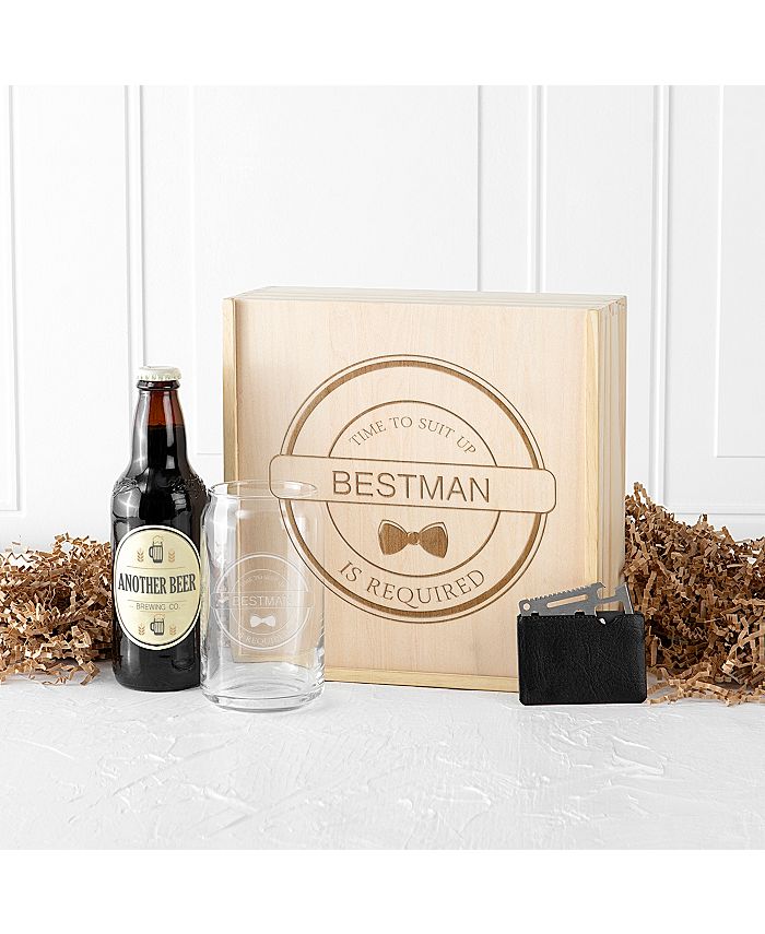 Cathy's Concepts Best Man Craft Beer Gift Box Set & Reviews - Bar ...