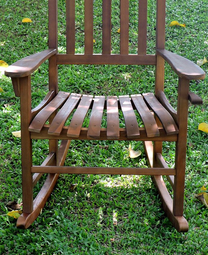 northbeam Traditional Oil Based Stain Rocking Chair - Macy's