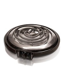Elite Cuisine Countertop Single Coiled Burner, Electric Hot Plate with Temperature Control, 1000W