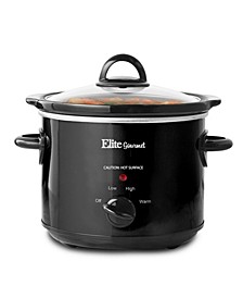 3.5Qt Slow Cooker with Glass Lid, Adjustable Temperature Controls, Keep Warm Function