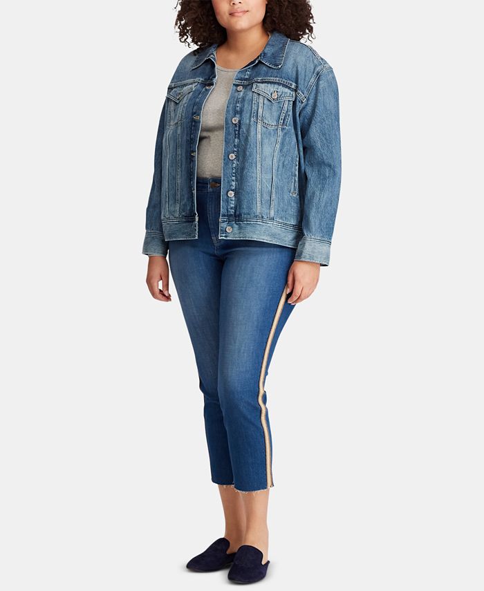 Lauren Ralph Lauren Plus Size Regal Straight Ankle Jeans & Reviews ...