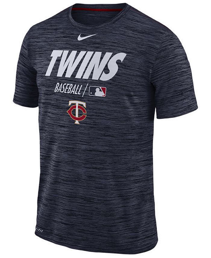 Nike Men's Minnesota Twins Velocity Team Issue T-Shirt - Macy's