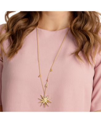 LUCKY GODDESS CHARMS スワロフスキー ネックレス ゴールド Swarovski Gold-Tone Lucky Goddess Star Pendant Necklace, 31