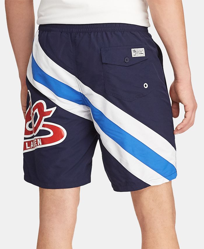 Polo Ralph Lauren Men's Big & Tall Kailua Big Pony Swim Trunks Macy's