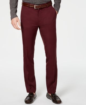 Alfani - Men's Classic-Fit Stretch Pants
