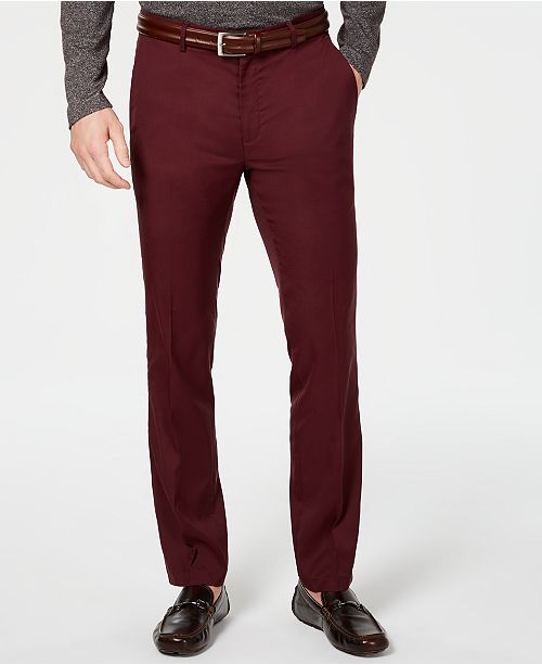Alfani Men S Alfatech Slim Fit Stretch Pants Created For Macy S